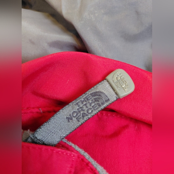 The North Face Vibrant Red Jacket with Gray Details - Picture 12 of 14